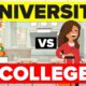 University vs College